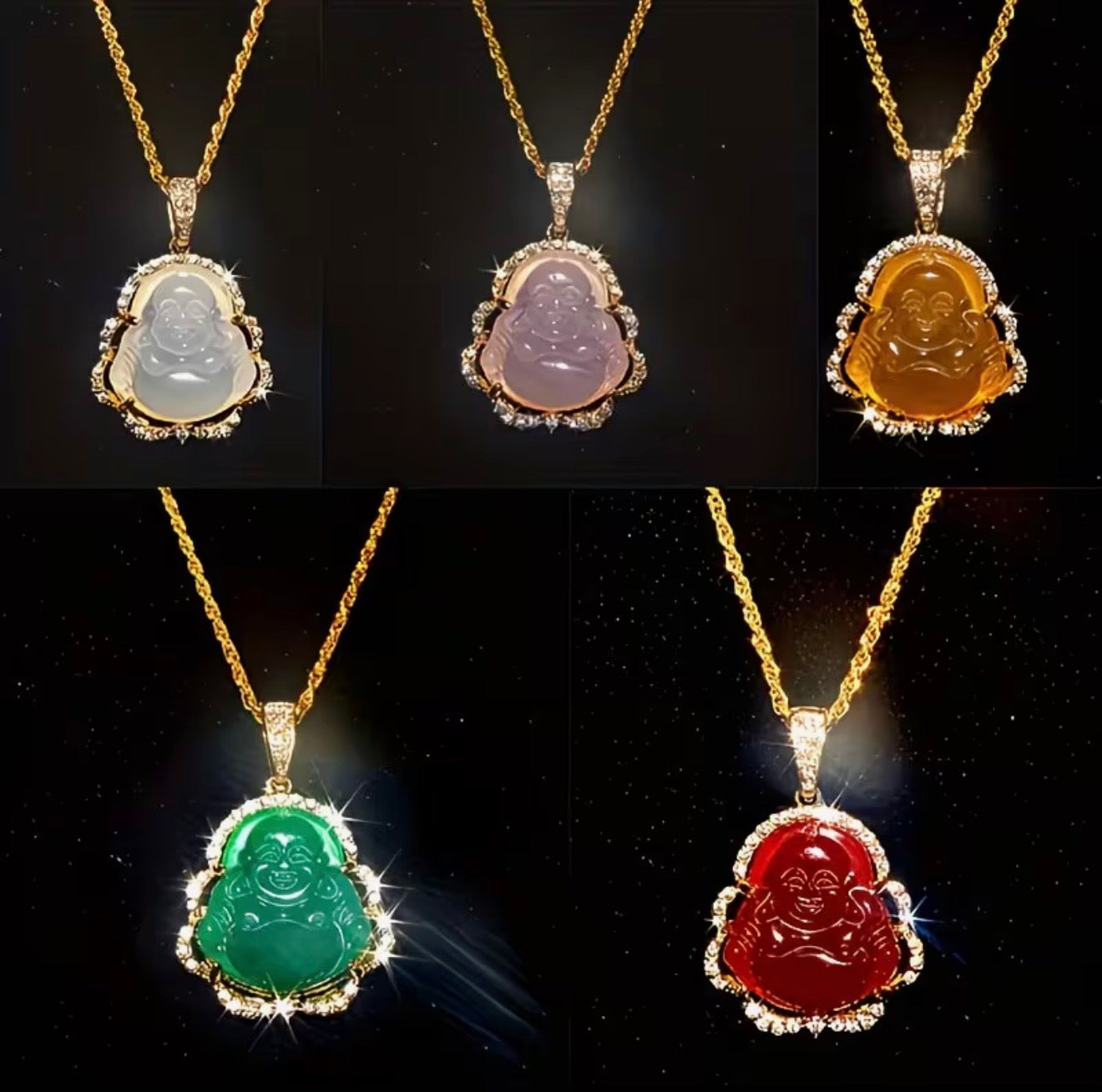 Gold Layered Buddha Necklace