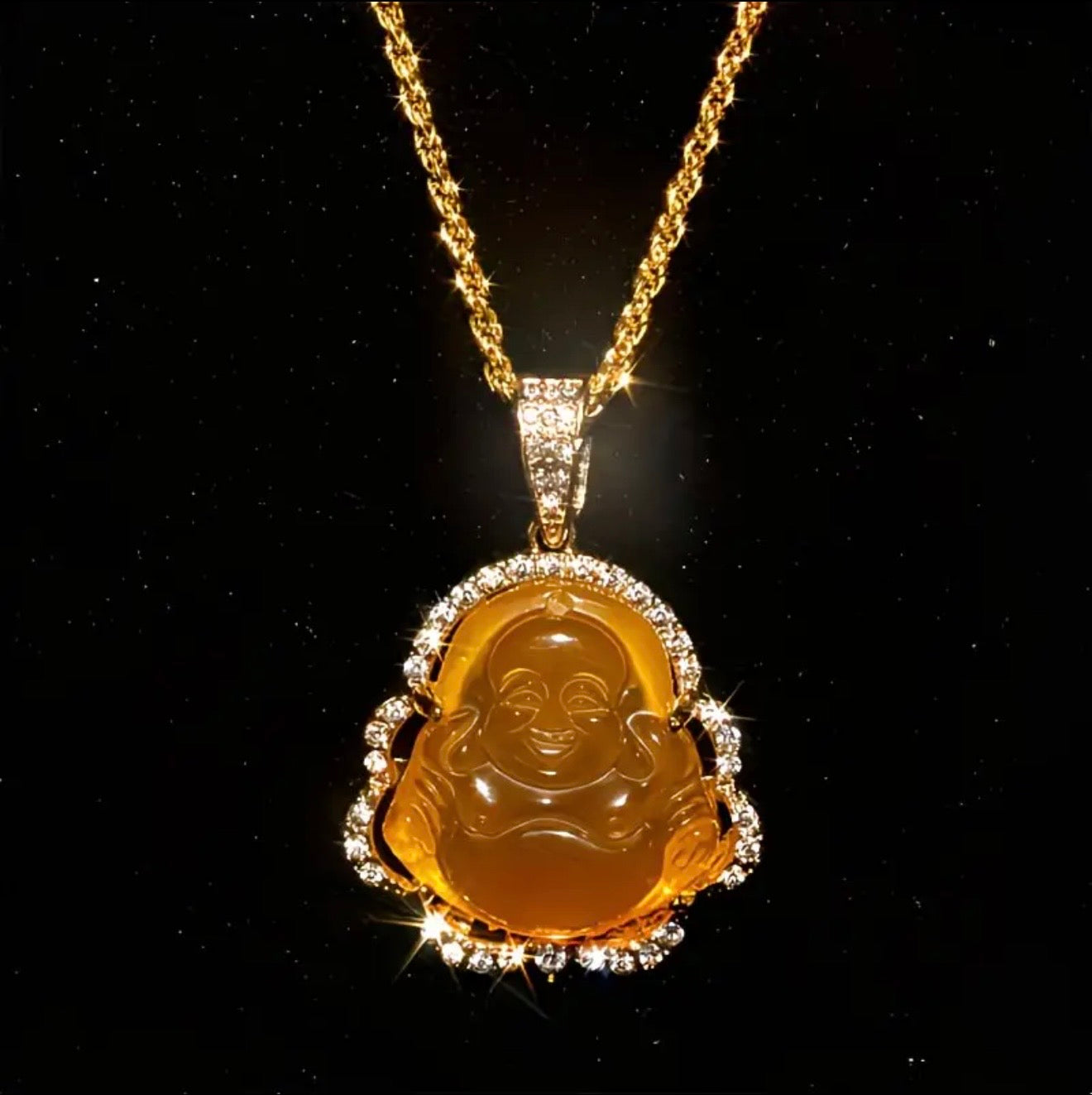 Gold Layered Buddha Necklace