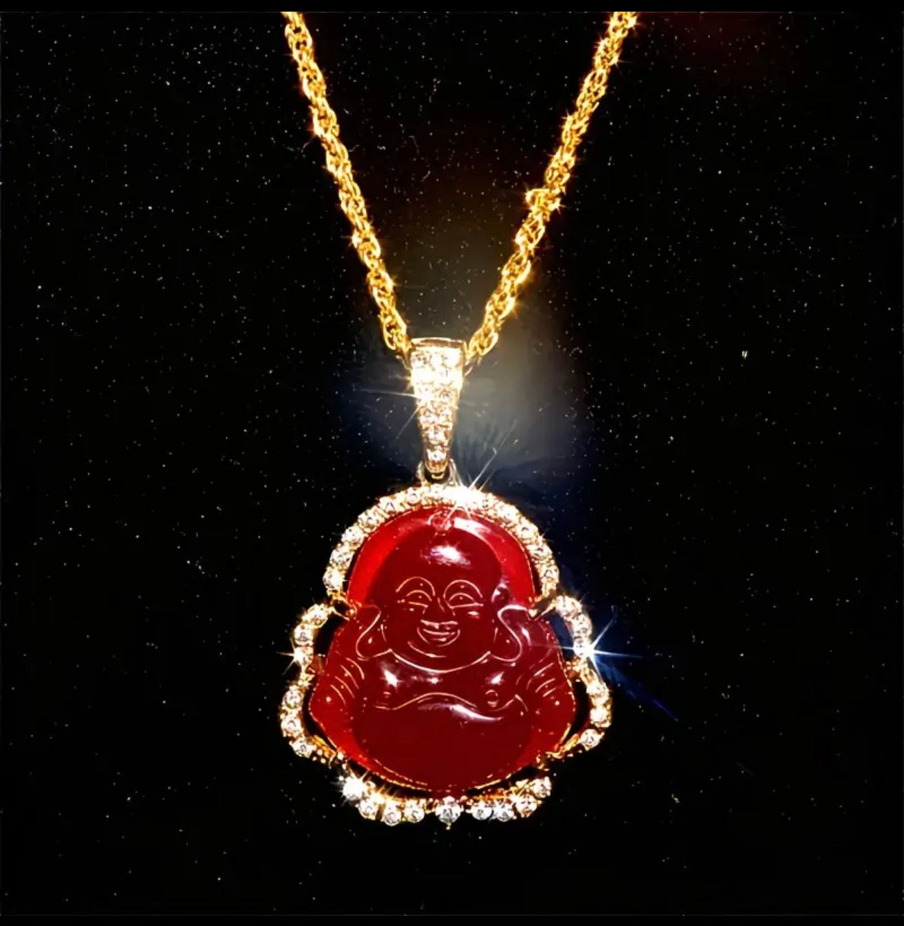 Gold Layered Buddha Necklace