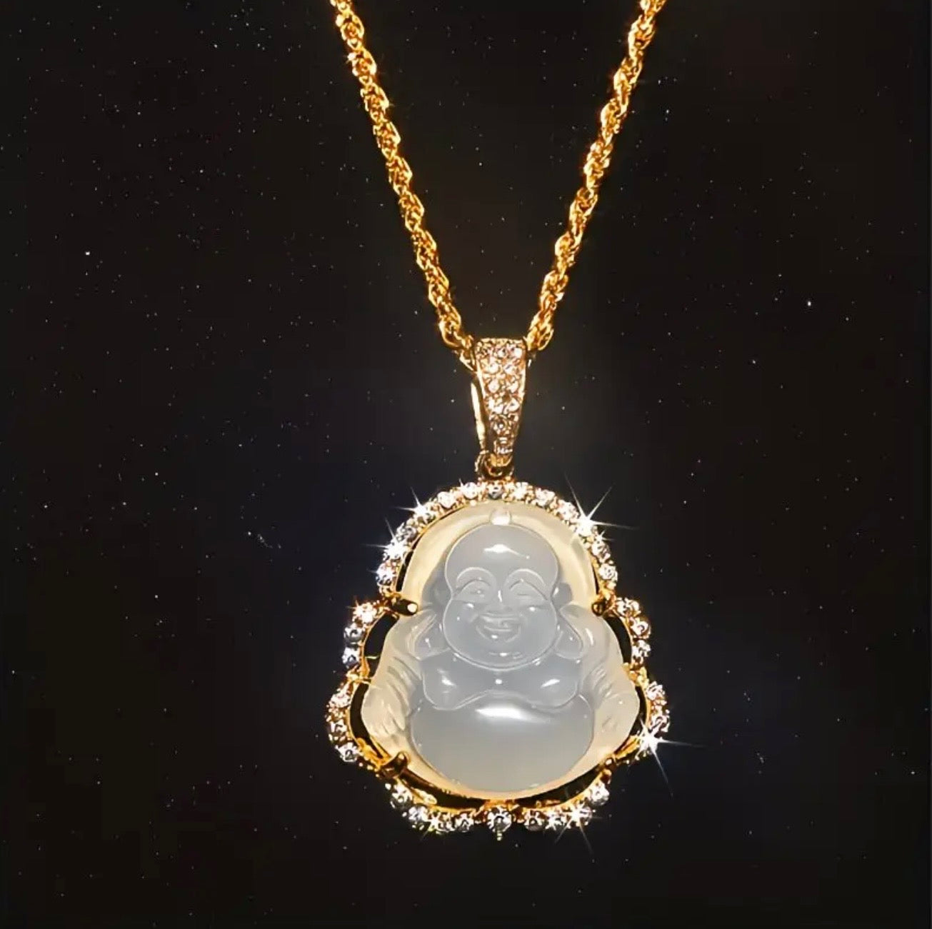 Gold Layered Buddha Necklace