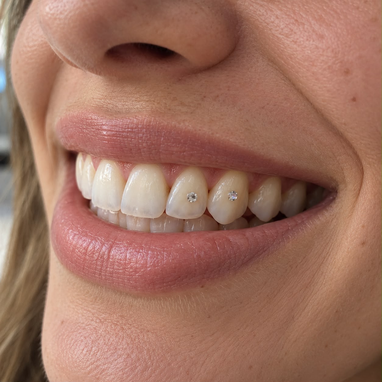 Double Sparkle Tooth Gems