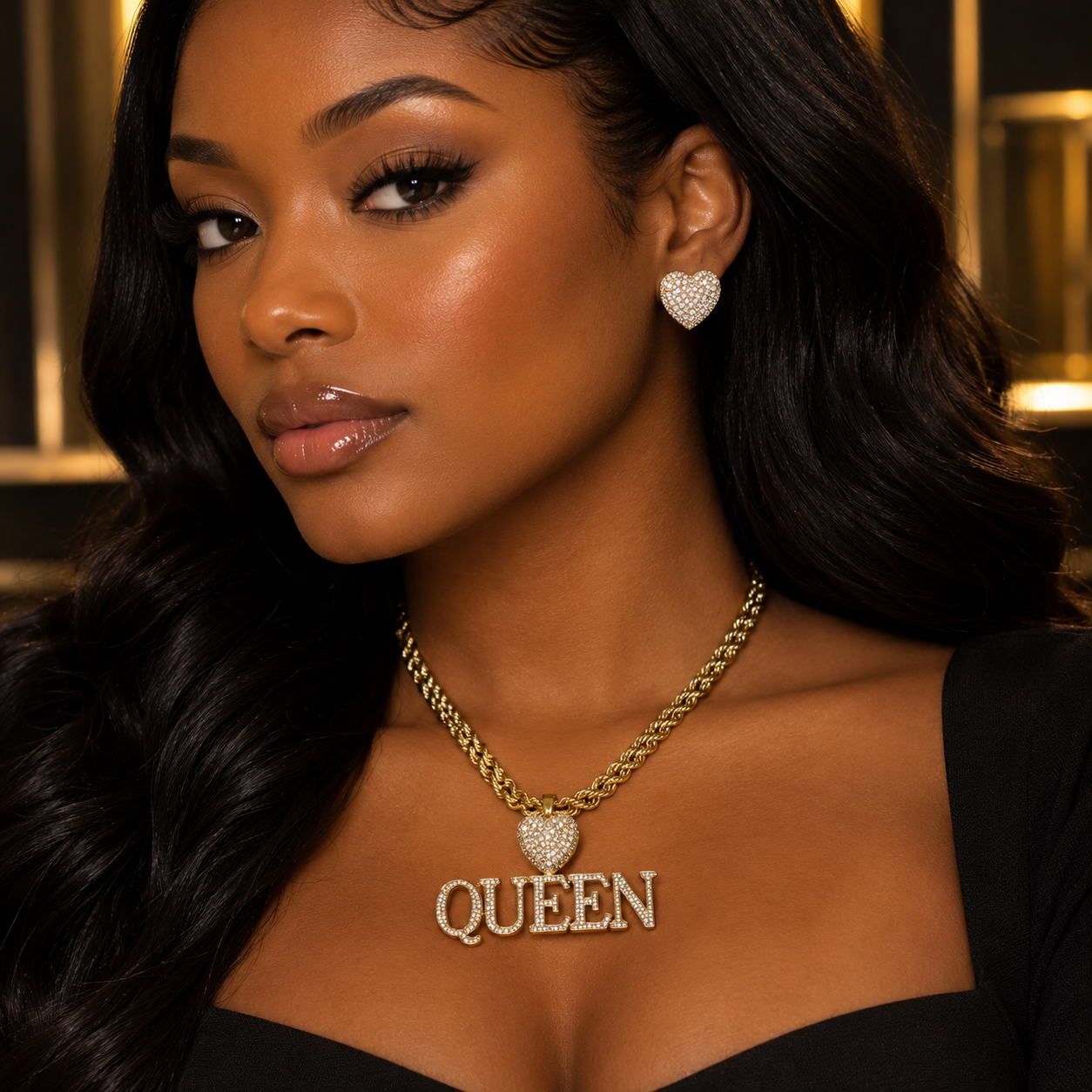 Gold Plated Name Pendants