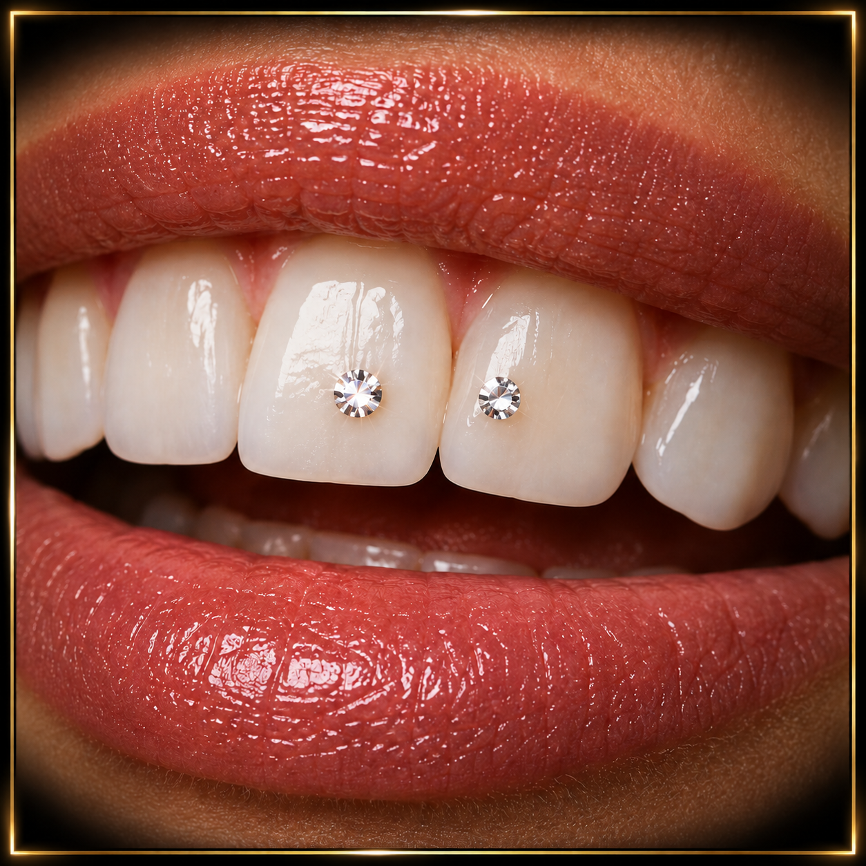 Double Sparkle Tooth Gems